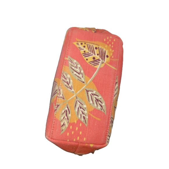 Fossil handbag, natural Cane handle, terracotta/ tan, Tropics '90s Y2K EXCELLENT - Picture 6 of 11